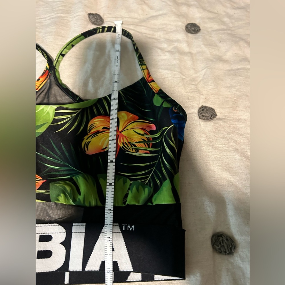 NEBBIA Sport Bra  Size M Flowers Print - Picture 5 of 11
